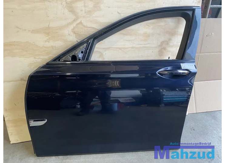 BMW 7 SERIE F01 Blauw Links voor deur portier 2008-2015