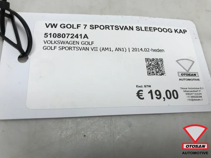vw-golf-7-sportsvan-sleepoog-kap-afdekking-510807241a — foto 2