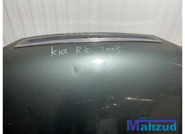 kia-rio-sedan-groen-motorkap-20002005