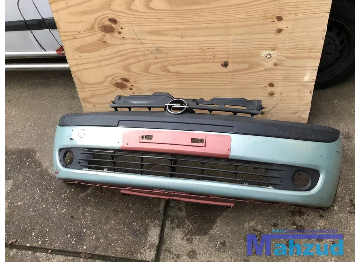 OPEL CORSA C voorbumper aqua groen blauw