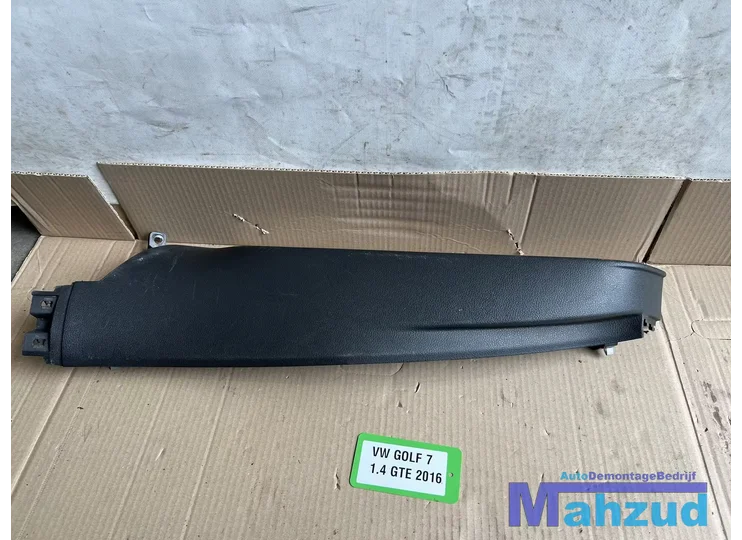 VW GOLF 7 Zwart links achter stijl bekleding 2012-2021