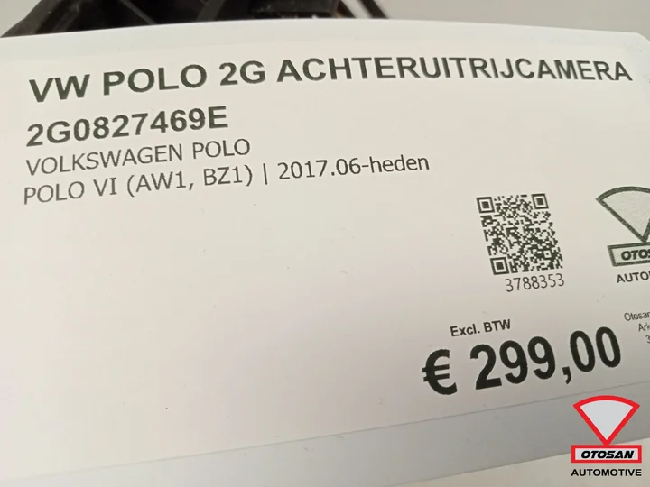 vw-polo-2g-2017-achteruitrijcamera-camera-2g0827469e — foto 3