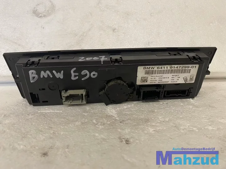 bmw-1-3-serie-e90-e91-e81-e87-kachel-climate-controle-bedieningspaneel — foto 2
