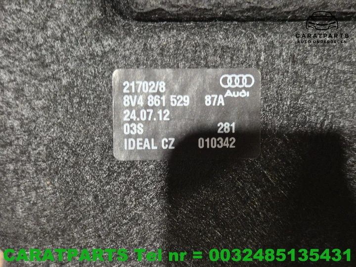 8v4861529-audi-a3-kofferbakmat-a3-vloermat-a3-8v-vloerplaat — foto 14