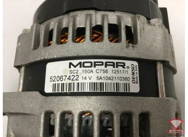 Fiat 500X 2017 1.6 MJET Dynamo 150A 52067422