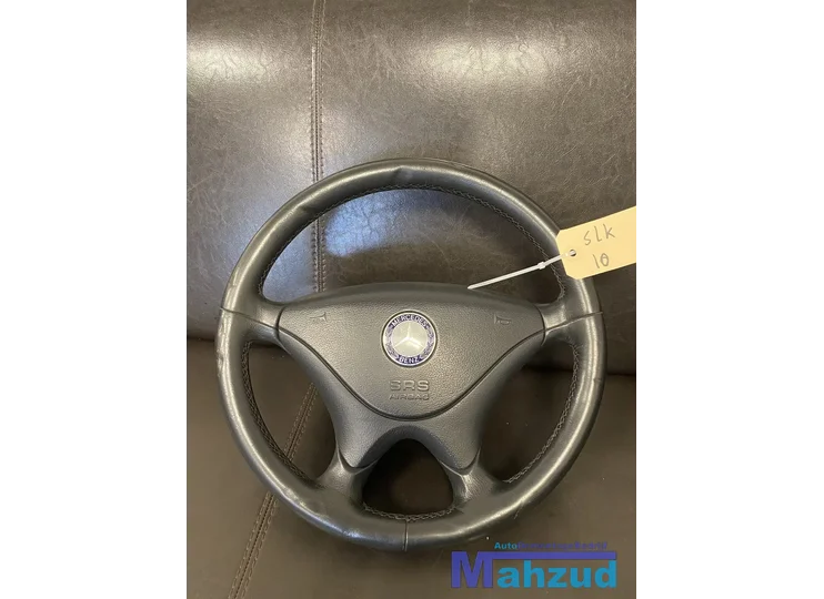 MERCEDES SLK R170 W208 CLK Stuurwiel stuur met airbag leer zwart