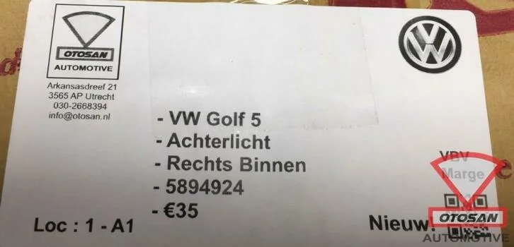 vw-golf-5-achterlicht-rechts-binnen-nieuw!-5894924 — foto 3