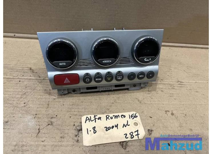 ALFA ROMEO 156 Kachel bedieningspaneel 1997-2005