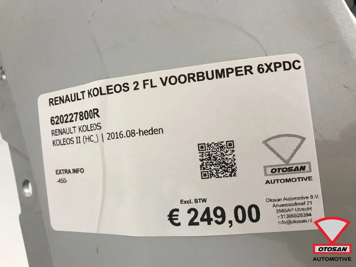 renault-koleos-2-facelift-voorbumper-bumper-6xpdc-origineel — foto 4
