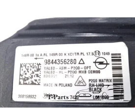 opel-mokka-b-koplamp-rechts-led-light-9844356280 — foto 2