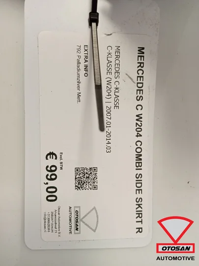 mercedes-c-w204-combi-side-skirt-rechts-792-palladiumzilver-mett — foto 3