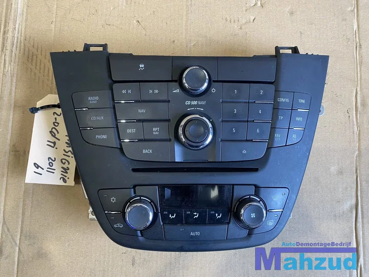 opel-insignia-a-middenconsole-compleet-scherm-radio-cd-speler — foto 9