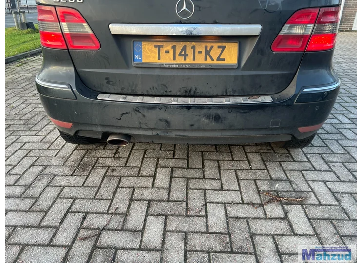 Pare-chocs arrière noir 191 pour Mercedes Classe B W245 (2005-2011)