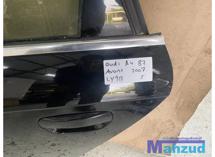 audi-a4-b7-avant-zwart-lc9z-links-achter-deur-portier-0408