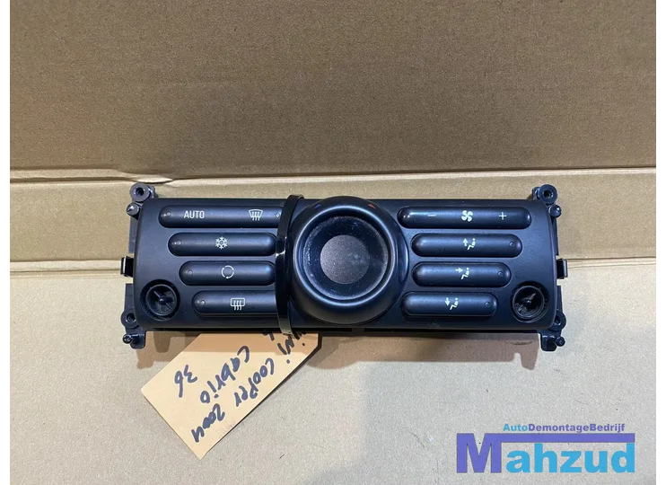 MINI COOPER ONE Airco kachel bedieningspaneel schakelaar 2001-2008