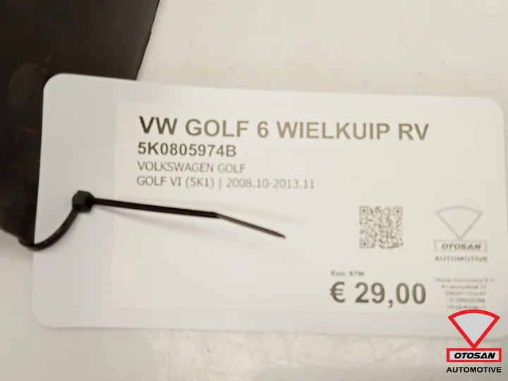vw-golf-6-wielkuip-modderkuip-rechts-voor-5k0805974b — foto 2
