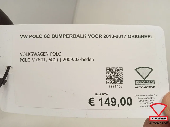 vw-polo-6c-bumperbalk-voor-20132017-origineel — foto 4