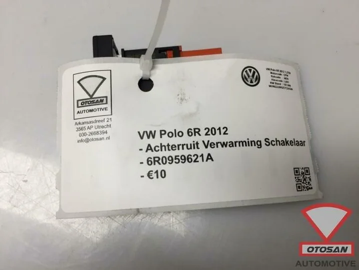 vw-polo-6r-achterruit-verwarming-schakelaar-6r0959621a — foto 2