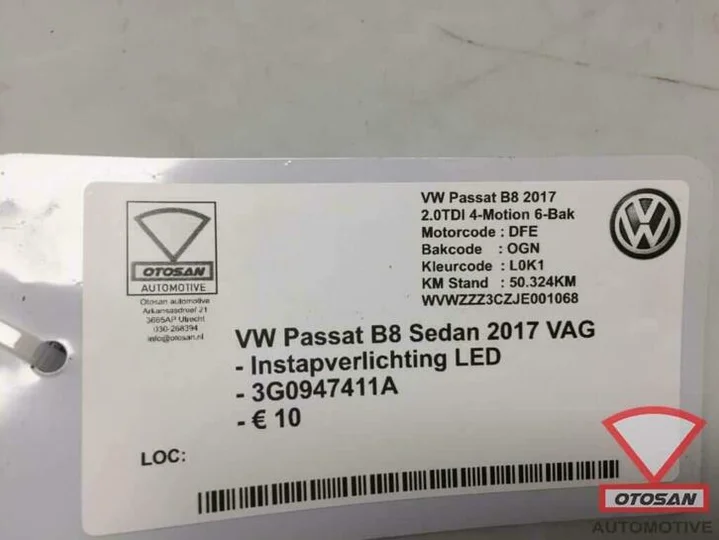 vw-passat-b8-2017-vag-instapverlichting-led-3g0947411a — foto 2