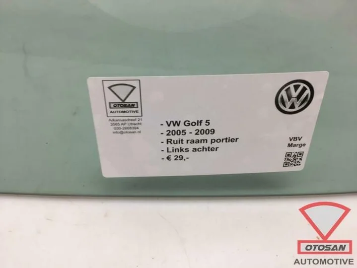 vw-golf-v-5-05-09-ruit-raam-portier-deur-links-achter — foto 3