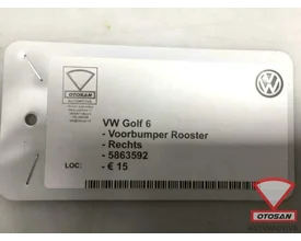 vw-golf-6-voorbumper-rooster-rechts-nieuw!-5863592 — foto 3