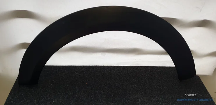 spatbordrand-mini-cooper-r56-r55-r57-spatbord-verbreder-7157106-rechts-achter-ra-zwart-origineel-gebruikt-2007-2014 — foto 2