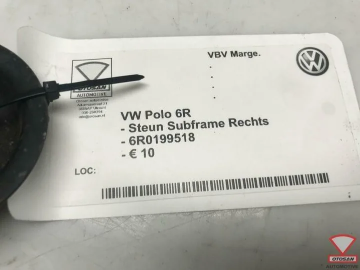 vw-polo-6r-steun-subframe-rechts-6r0199518 — foto 2
