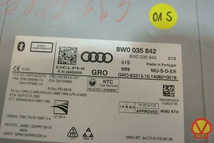 audi-a4-8w-navigatie-mmi-compleet-8w1919604-8w0035842 — foto 5