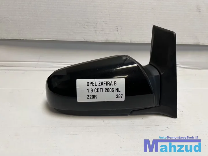 opel-zafira-b-zwart-z20r-rechts-spiegel-20052011 — foto 2