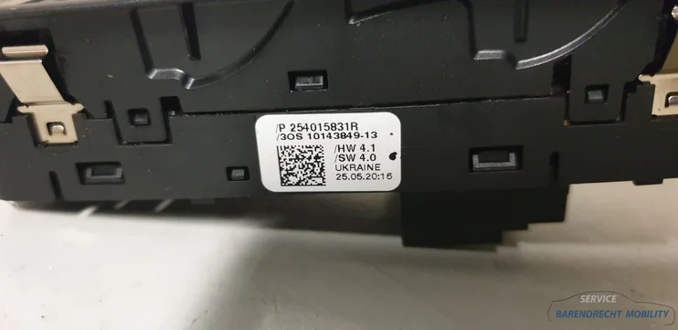 raamschakelaar-renault-captur-ii-254015831r-elektrische-ramen-spiegels-inklapbaar-origineel-gebruikt-2019-2024 — foto 2
