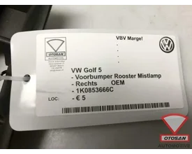 vw-golf-5-voorbumper-rooster-rechts-nieuw!-1k0853666c — foto 3