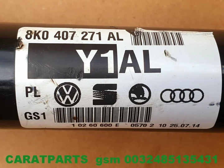 8k0407271al-a4-aandrijfas-a5-steekas-a4-cardan-q5-20072015 — foto 5