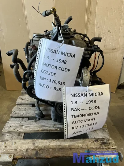 nissan-micra-2-k11-13-16v-motorblok-motor-cg13de — foto 2