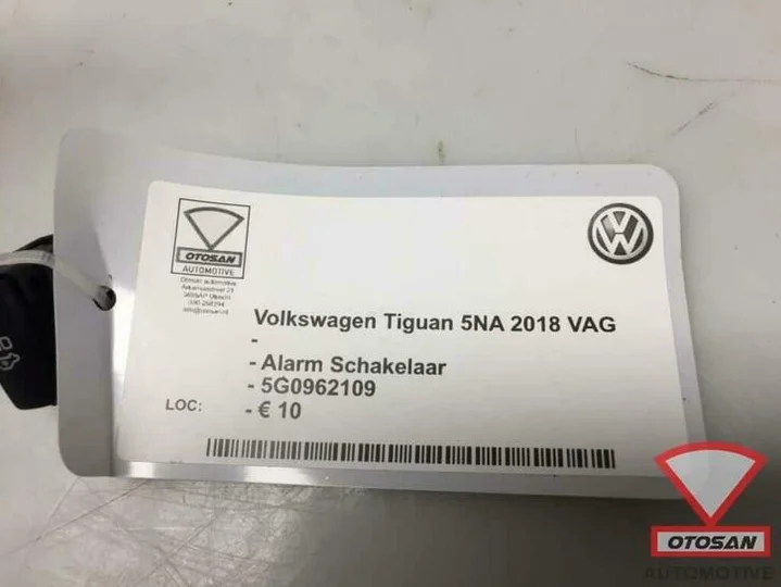 vw-tiguan-5na-2018-vag-alarm-schakelaar-5g0962109 — foto 2