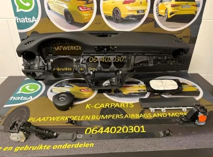 airbag-set-dashboard-groen-mercedes-a-klasse-w176 — foto 2