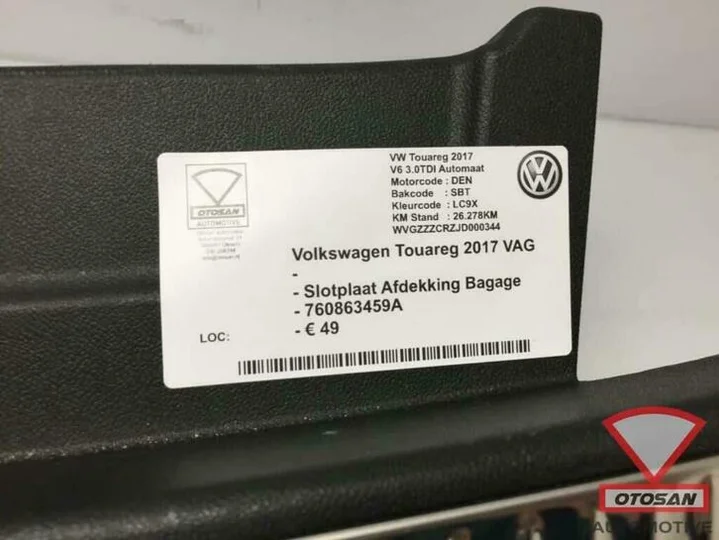 vw-touareg-2017-vag-slotplaat-afdekking-bagage-760863459a — foto 2
