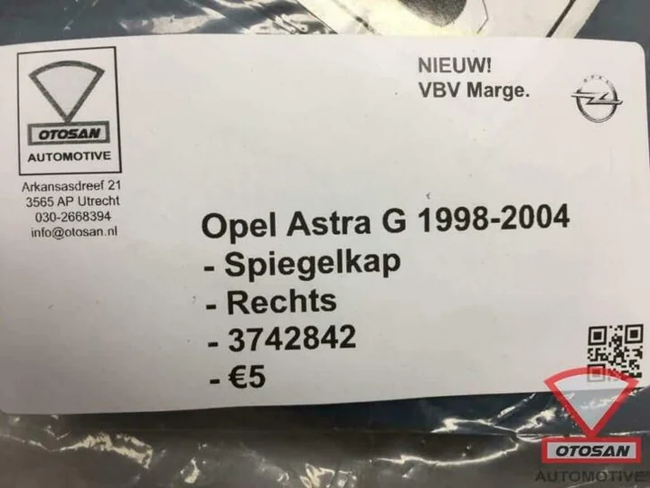 opel-astra-g-1998-2004-spiegelkap-buitenspiegel-rechts-nieuw — foto 3