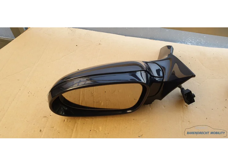 Outside mirror Mercedes W209 CLK Class 9-PINS left driver side blue 359U original used 2002 / 2008