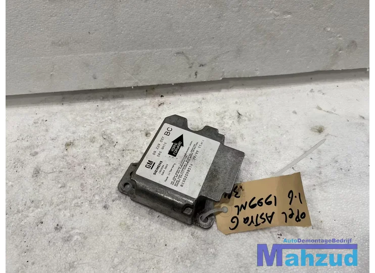 OPEL ASTRA G Airbag module 09229037BC 