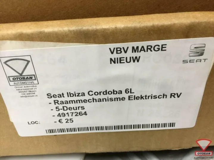 seat-ibiza-cordoba-6l-raammechanisme-elekt.-rechts-voor-nieu — foto 3