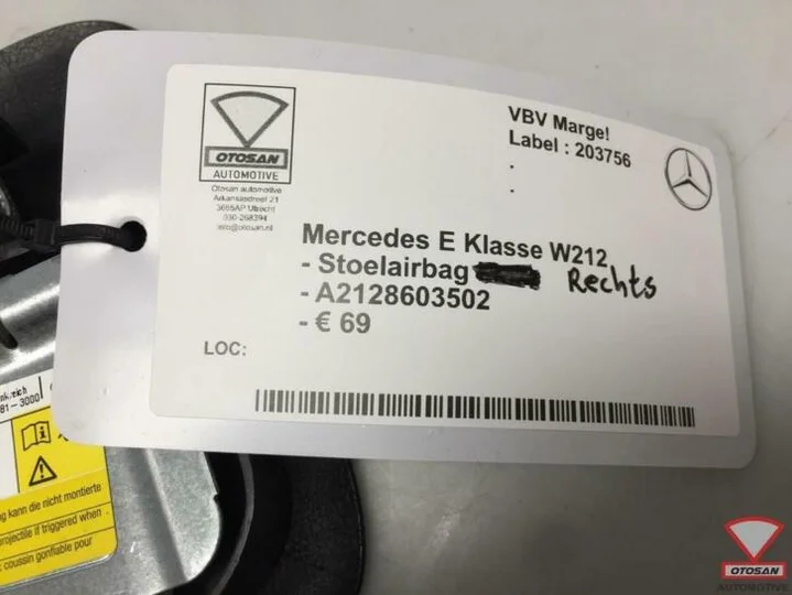 mercedes-e-klasse-w212-stoelairbag-rechts-a2128603502 — foto 3