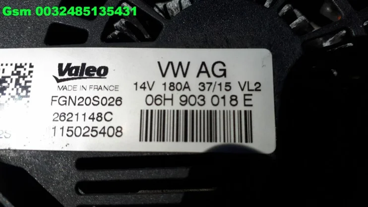 06h903018e-a6-dynamo-a7-alternator-macan-a4-a5-q5- — foto 10