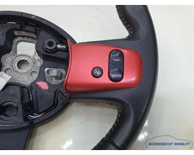 stuurwiel-renault-twingo-iii-3-leer-leder-zwart-rood-geperforeerd-afgevlakt-34151201e-2014-2020 — foto 4