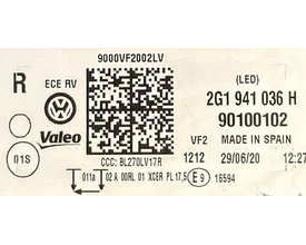 volkswagen-polo-2g-led-rechter-koplamp-rechts-2g1941036h — foto 4