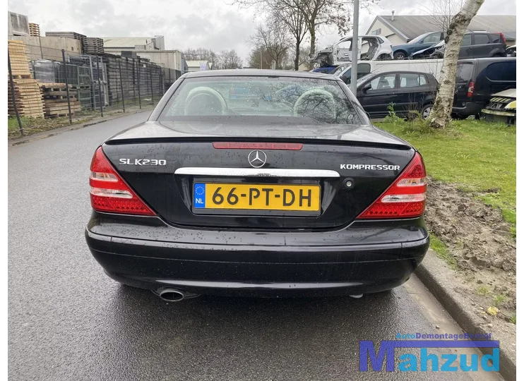 MERCEDES SLK R170 Zwart 197 achterbumper bumper achter 1996-2004