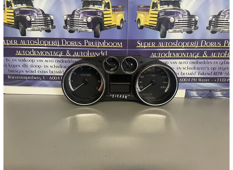 Peugeot 308 kilometer teller