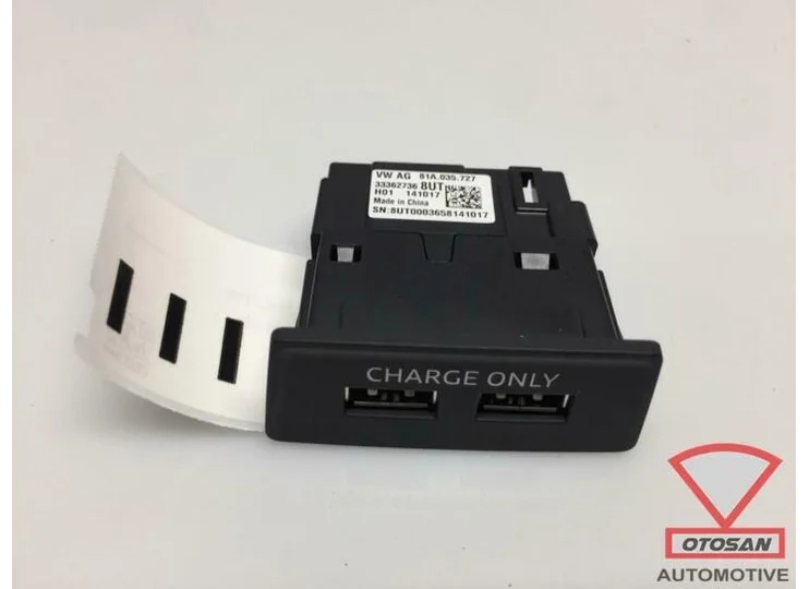 audi q2 2018 s line usb oplader telefoon hub 81a035727