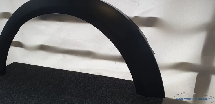 spatbordrand-mini-cooper-r56-r55-r57-spatbord-verbreder-7157104-rechts-voor-rv-zwart-origineel-gebruikt-2007-2014 — foto 2