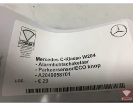 mercedes-c-w204-alarmlichtschakelaar-pdc-eco-a2049058701 — foto 2