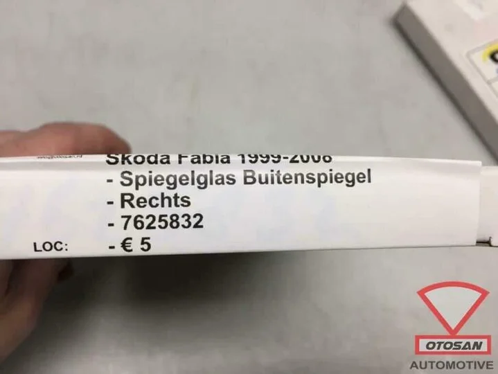 skoda-fabia-1999-2008-spiegelglas-buitenspiegel-rechts-nieuw — foto 3
